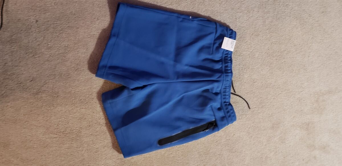 Nike fleece Shorts Blue large