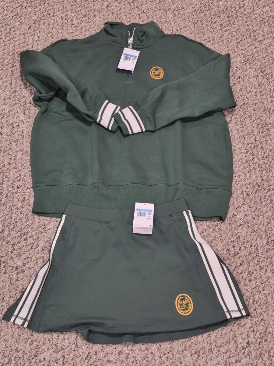 Women's Med Nike Phoenix Quarter Zip And Skirt