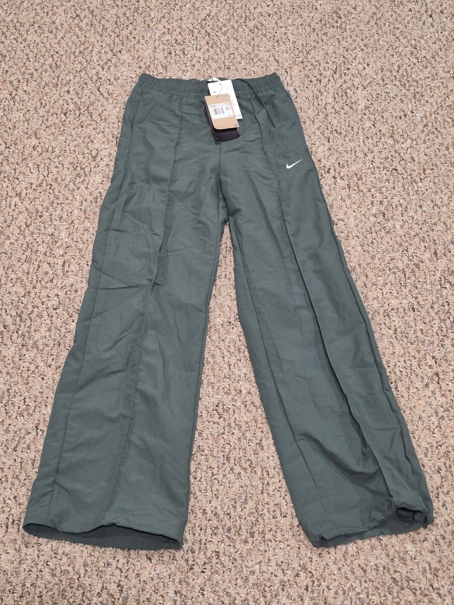 Women's Xs Nike Woven Mid Rise Wide Leg Track Pants